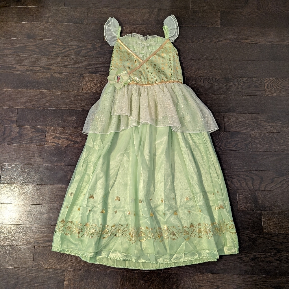 sz:9/10 LIKE NEW Disney Princess Tiana, dress/gown, Princess & The Frog, Large